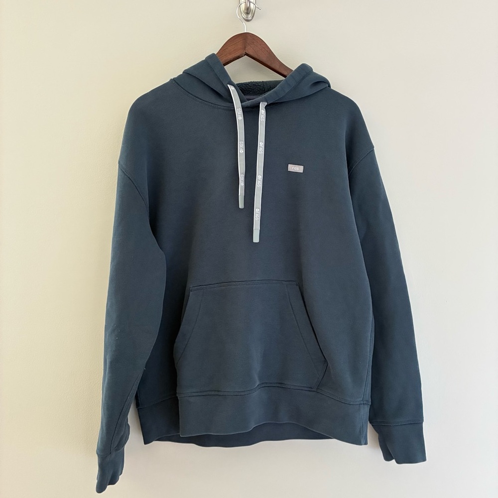 Figs Blue Hoodie Sweatshirt